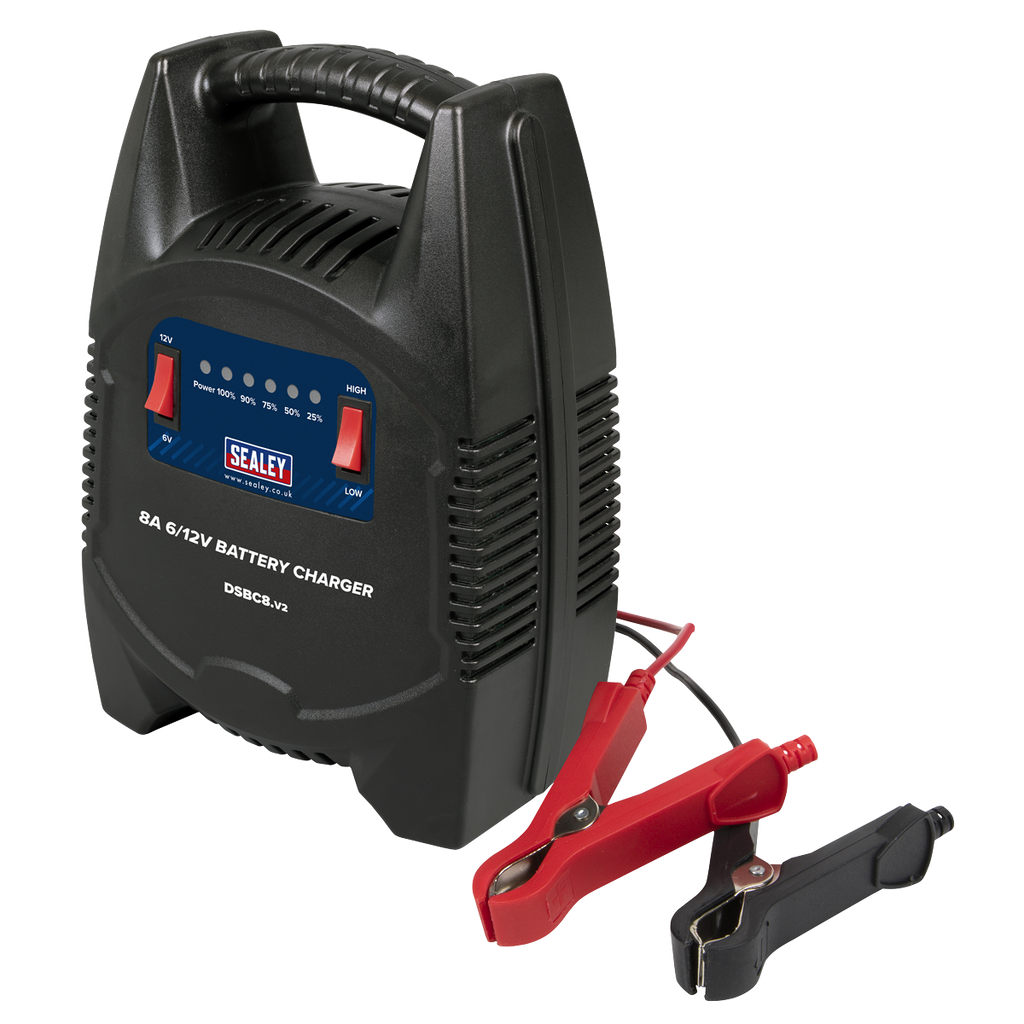 8A 6/12V Battery Charger 230V DSBC8