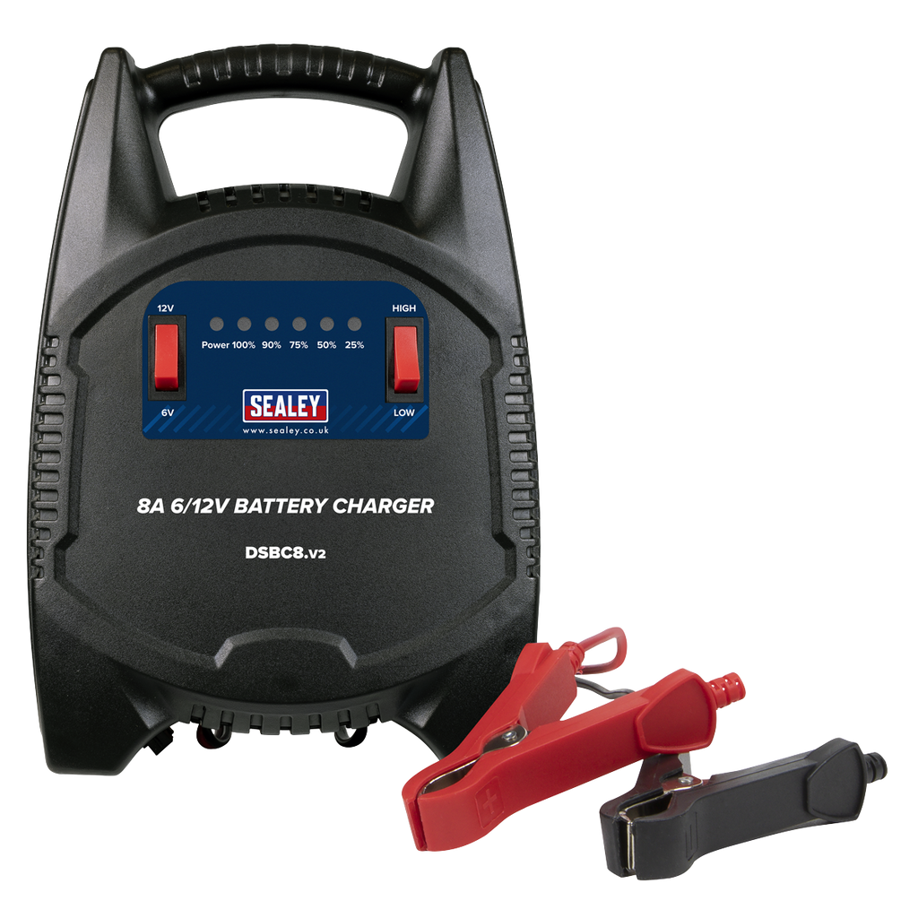 8A 6/12V Battery Charger 230V DSBC8
