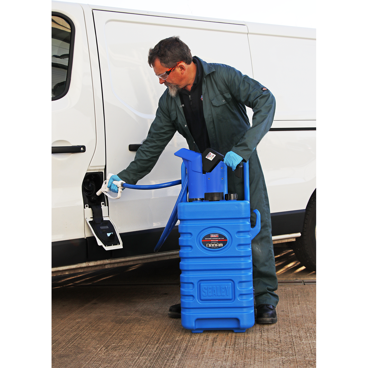 Mobile Dispensing Tank with AdBlue® Pump 55L - Blue DT55BCOMBO1