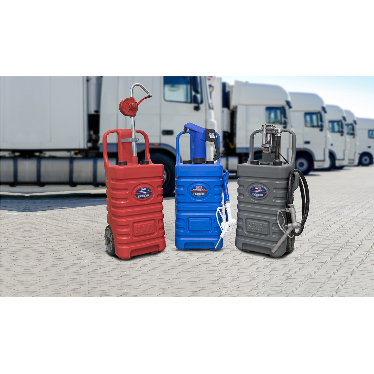 Mobile Dispensing Tank with AdBlue® Pump 55L - Blue DT55BCOMBO1
