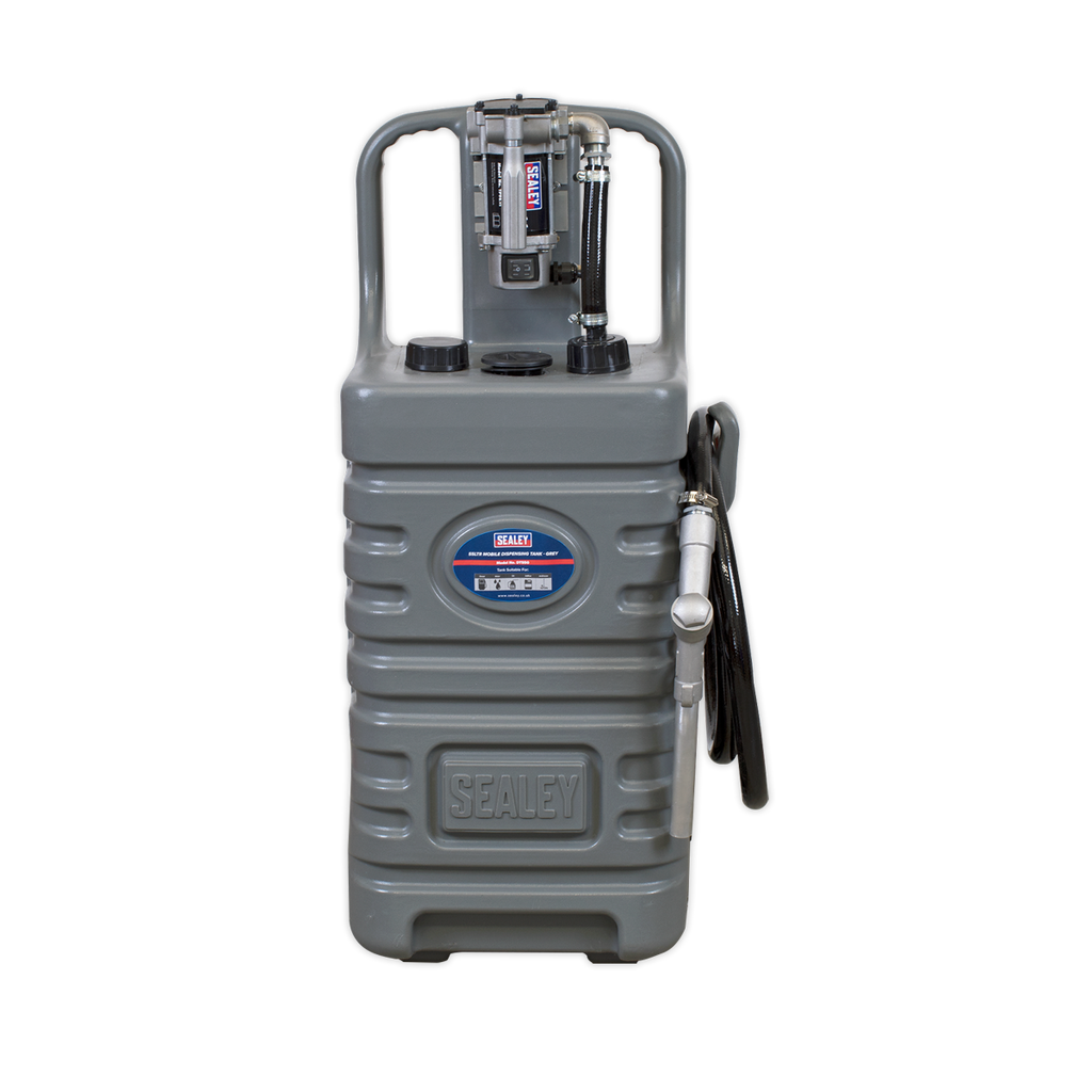 Mobile Dispensing Tank with Diesel Pump 55L - Grey DT55GCOMBO1