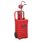 Mobile Dispensing Tank with Oil Rotary Pump 55L - Red DT55RCOMBO1