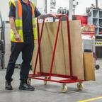 Large Sheet Handling Plasterboard Trolley 800kg Capacity DWC01