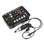 Multipurpose Rotary Tool & Engraver Kit 230V 219pc E5188