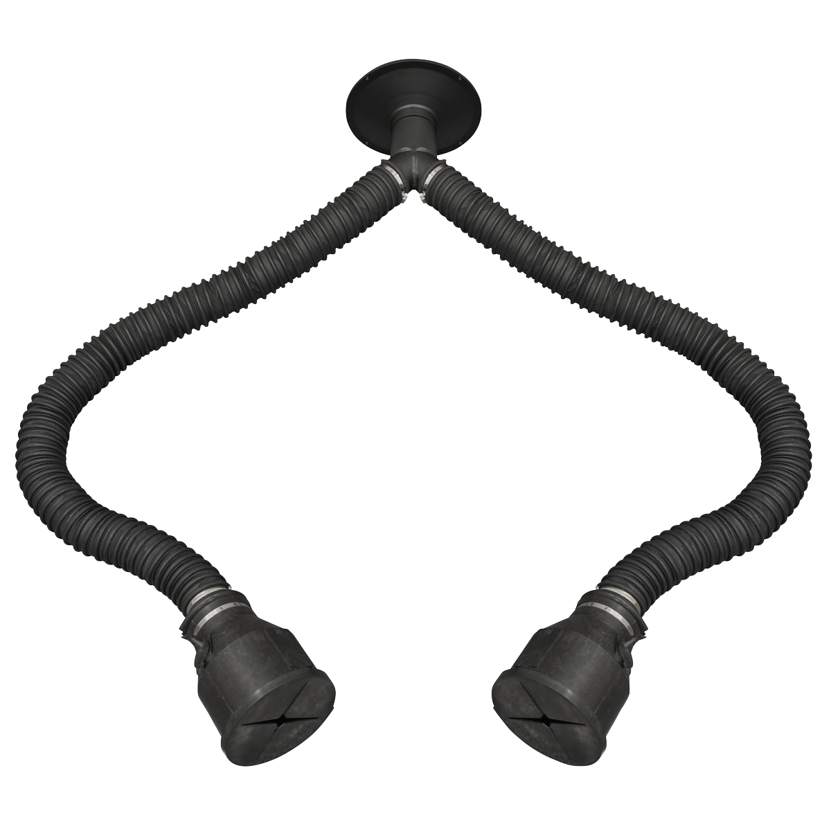 Twin Pipe 1.65m Exhaust Extractor Hose for EFS/93 EFS/93TP