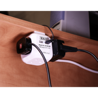 1.4m Extension Cable Cube 4 x 230V & 2 x USB  - White EL144USB