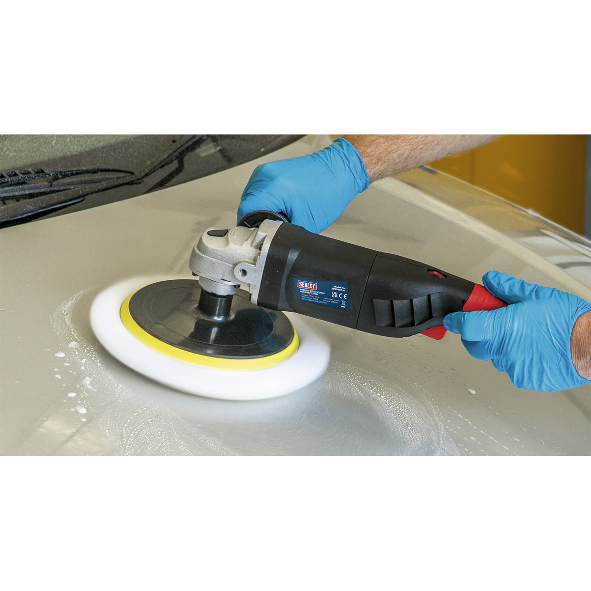 180mm Lightweight Variable Speed Rotary Polisher 1100W/230V ER1700P