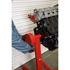 Folding 360º Rotating Engine Stand with Geared Handle Drive 450kg Capacity ES480D