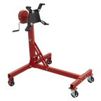 Folding 360º Rotating Engine Stand with Geared Handle Drive 450kg Capacity ES480D