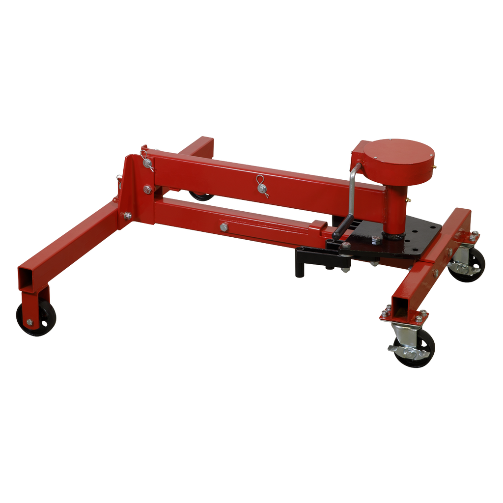 Folding 360º Rotating Engine Stand with Geared Handle Drive 450kg Capacity ES480D