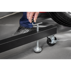 Folding 360º Rotating Engine Stand with Geared Handle & Drain Pan ES680DS