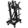 Folding 360º Rotating Engine Stand with Geared Handle & Drain Pan ES680DS