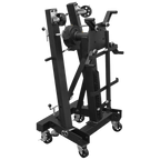 Folding 360º Rotating Engine Stand with Geared Handle & Drain Pan ES680DS