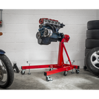 Folding 360º Rotating Engine Stand with Geared Handle Drive 680kg Capacity ES680D