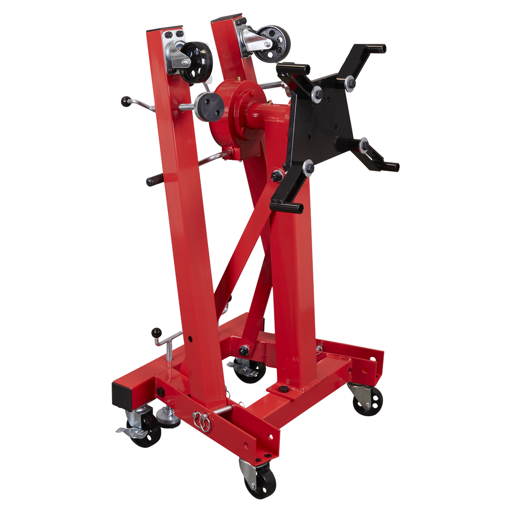 Folding 360º Rotating Engine Stand with Geared Handle Drive 680kg Capacity ES680D