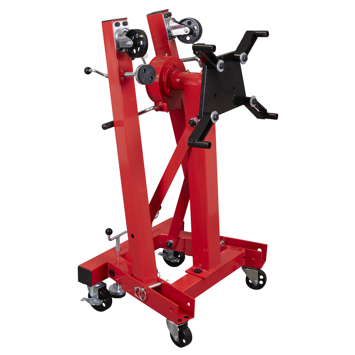 Folding 360º Rotating Engine Stand with Geared Handle Drive 680kg Capacity ES680D
