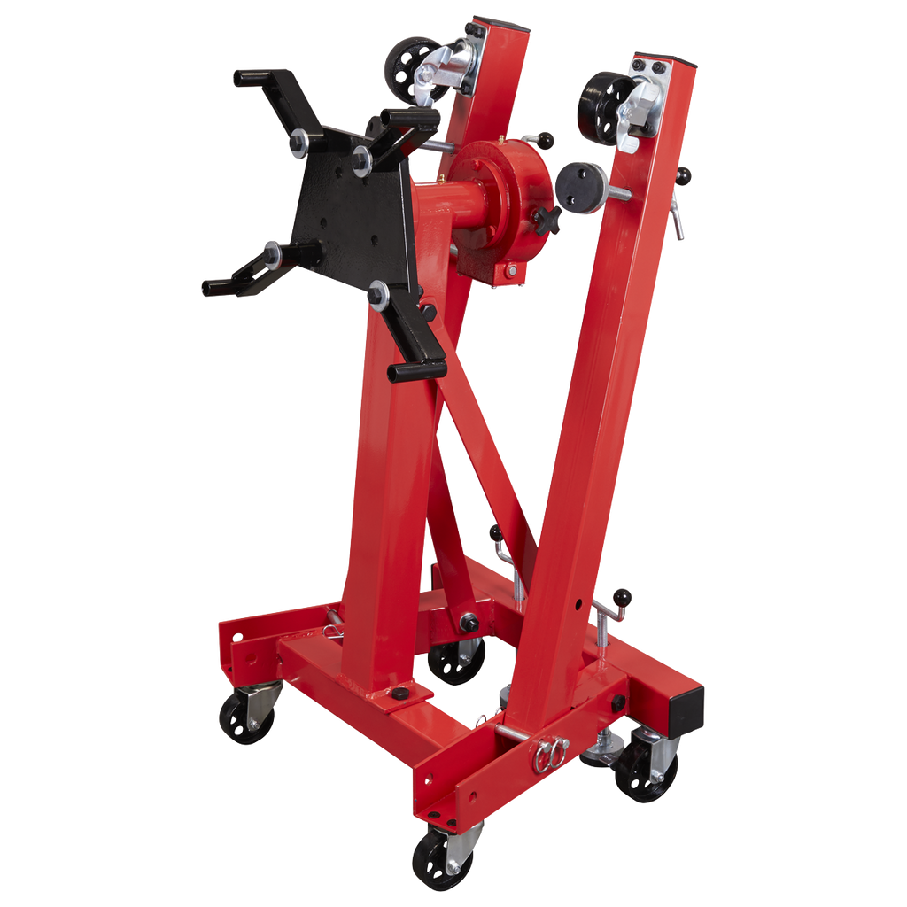 Folding 360º Rotating Engine Stand with Geared Handle Drive 680kg Capacity ES680D