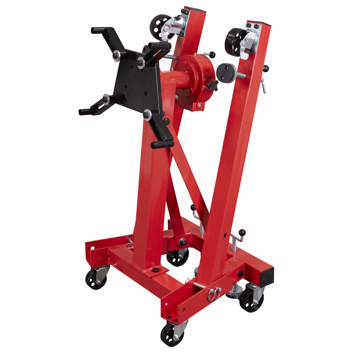 Folding 360º Rotating Engine Stand with Geared Handle Drive 680kg Capacity ES680D