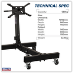Folding Engine Stand 680kg Capacity ES680F