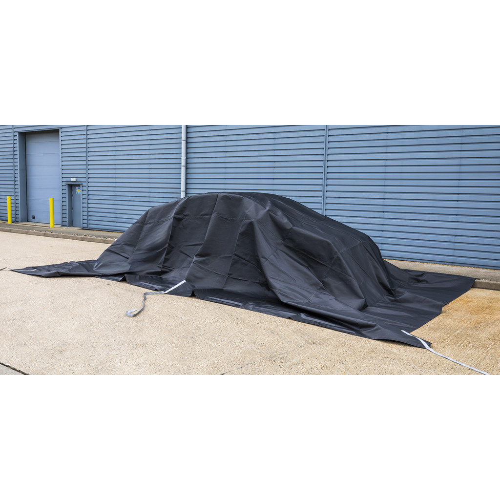 PU Coated Vehicle Fire Safety Blanket 6 x 8m EV1000