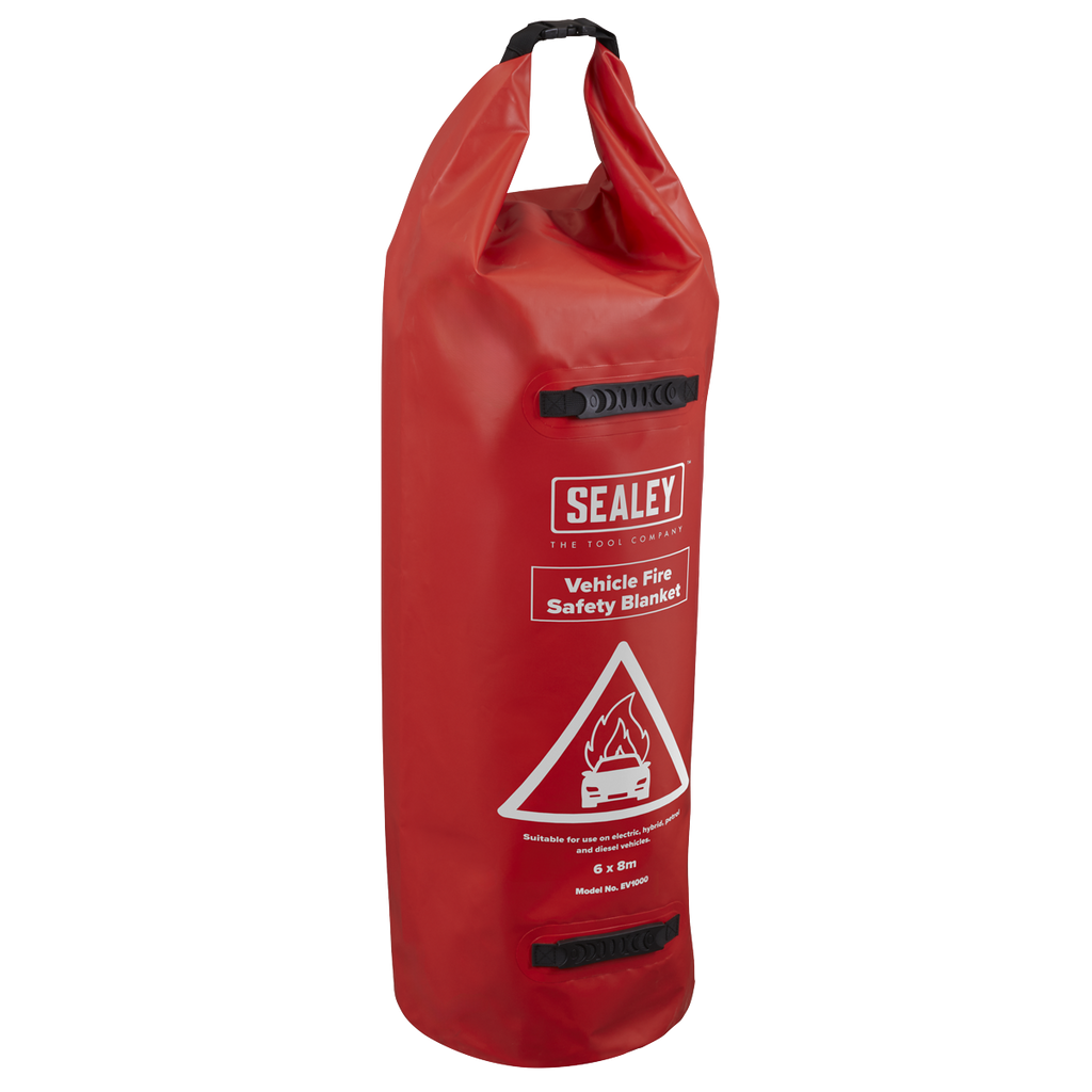PU Coated Vehicle Fire Safety Blanket 6 x 8m EV1000