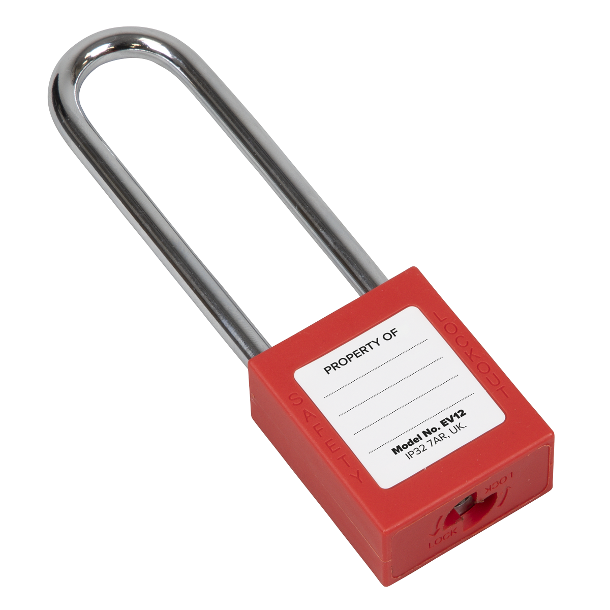 Long Shackle Safety Lockout Padlock EV12