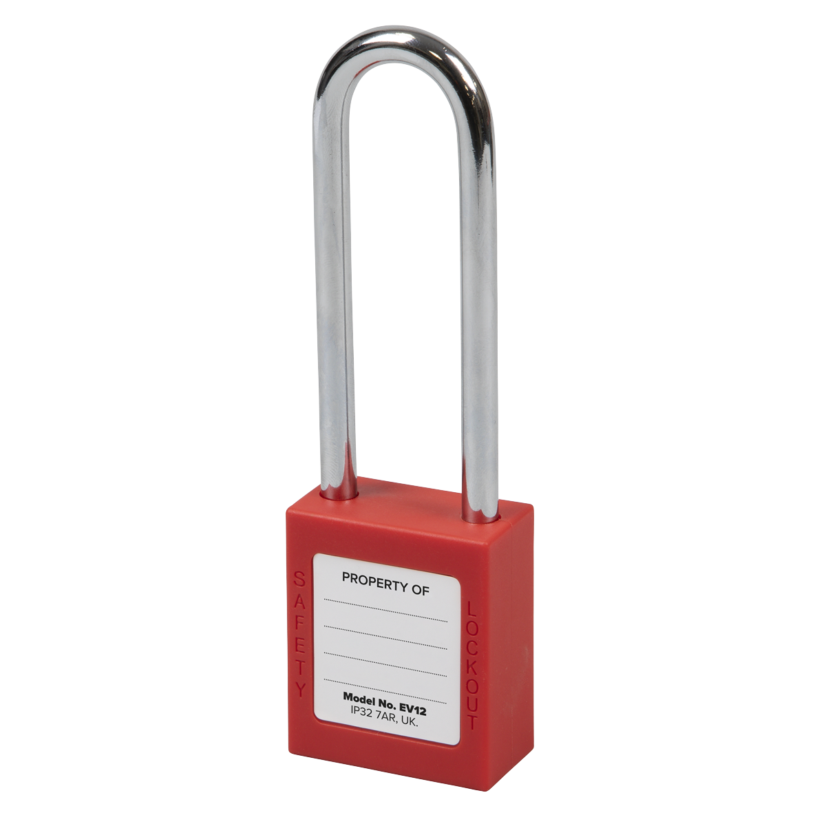 Long Shackle Safety Lockout Padlock EV12