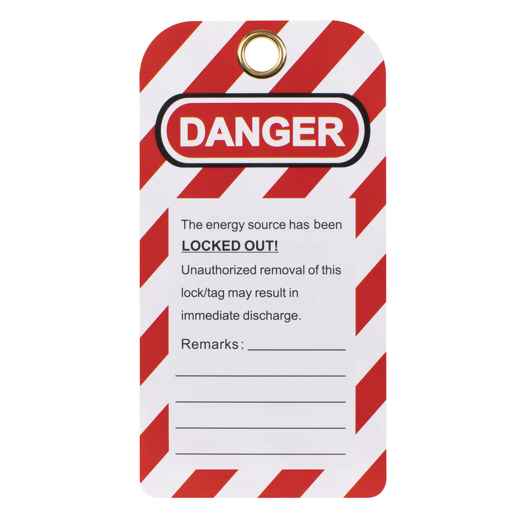 Safety Lockout Tag 10pc EV17