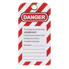 Safety Lockout Tag 10pc EV17