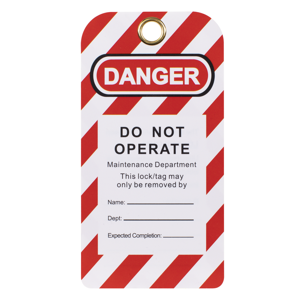 Safety Lockout Tag 10pc EV17