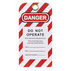 Safety Lockout Tag 10pc EV17