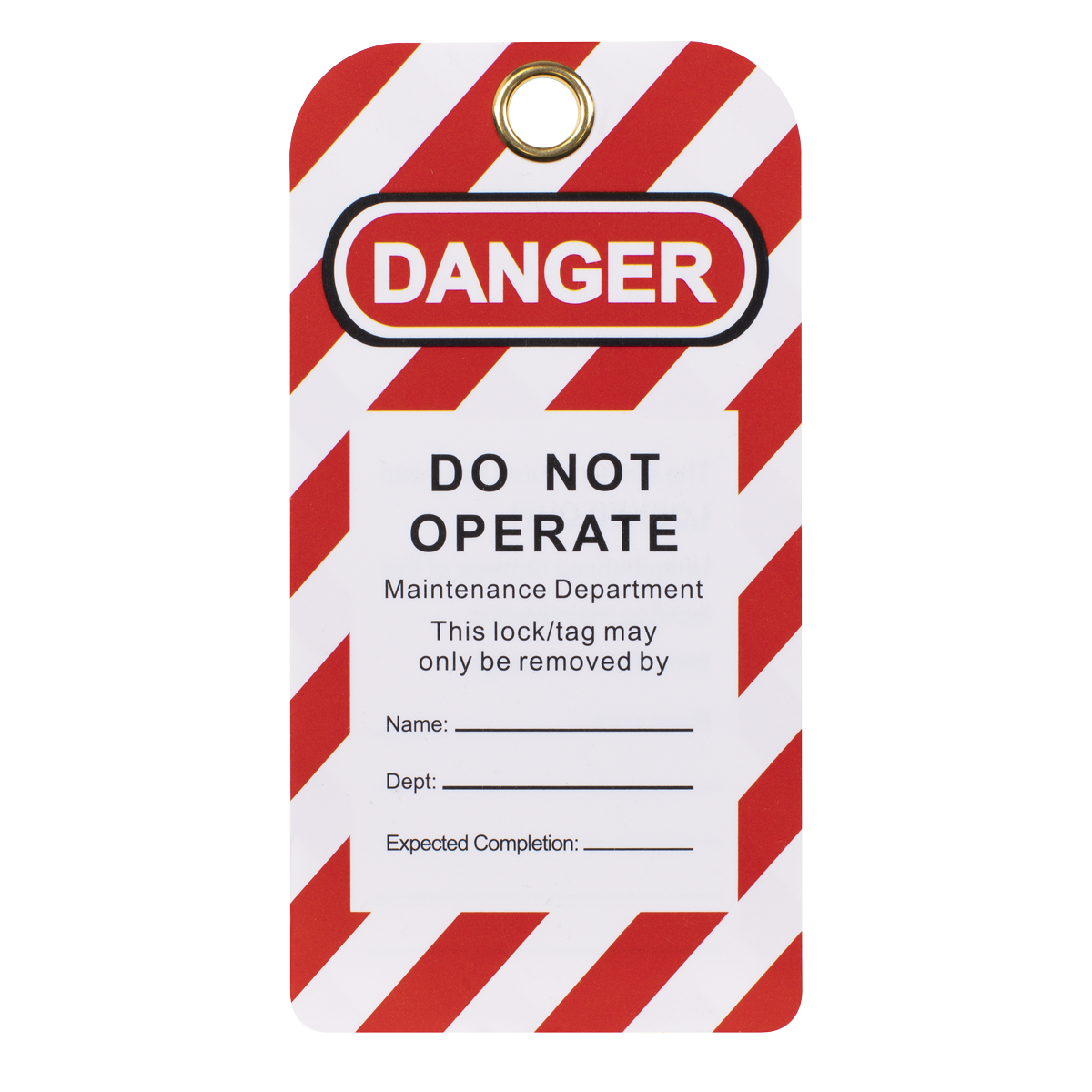 Safety Lockout Tag 10pc EV17