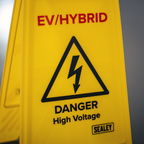EV/Hybrid Floor Warning Signs - Pack of 2 EV19