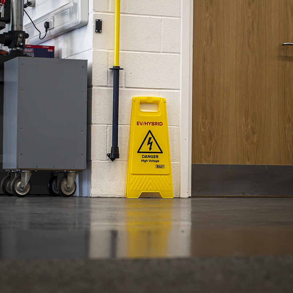 EV/Hybrid Floor Warning Signs - Pack of 2 EV19