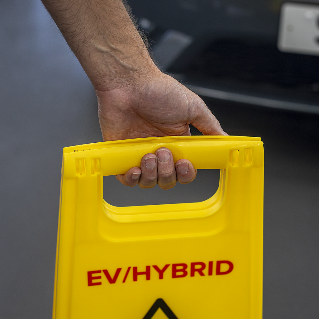 EV/Hybrid Floor Warning Signs - Pack of 2 EV19