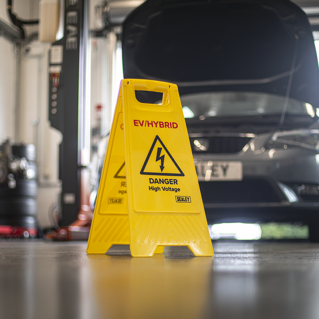 EV/Hybrid Floor Warning Signs - Pack of 2 EV19