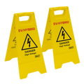 EV/Hybrid Floor Warning Signs - Pack of 2 EV19