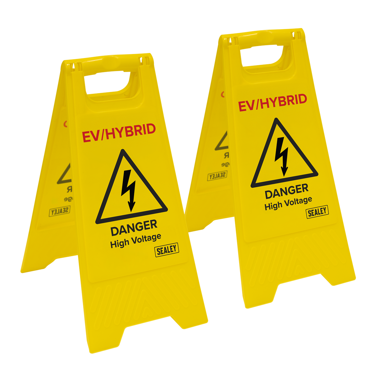 EV/Hybrid Floor Warning Signs - Pack of 2 EV19