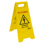 EV/Hybrid Floor Warning Signs - Pack of 2 EV19
