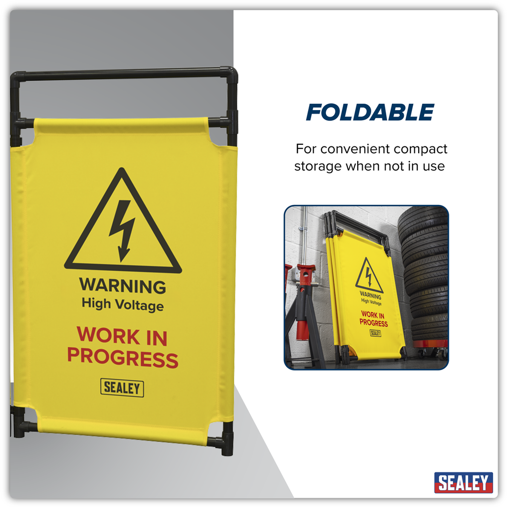 Folding Safety Barrier for Hybrid/Electric Vehicles EV20