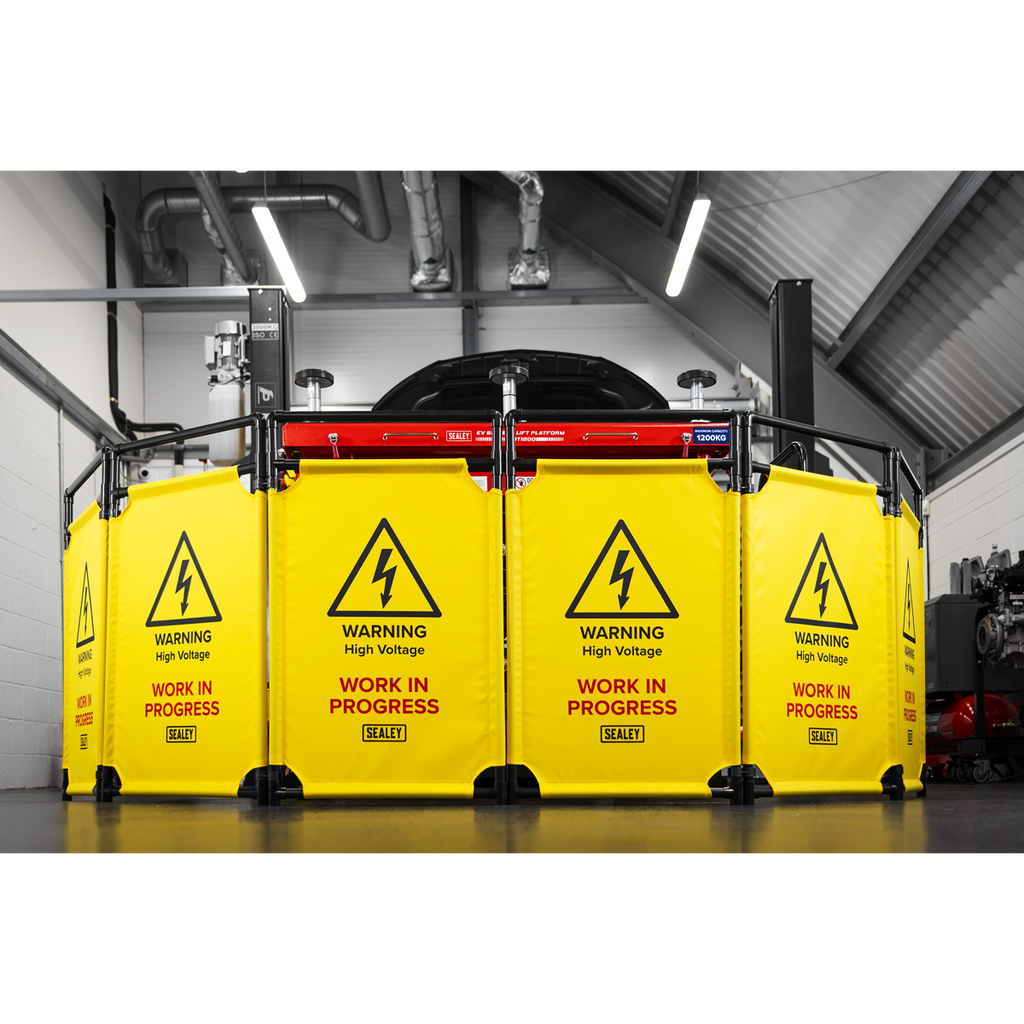 Folding Safety Barrier for Hybrid/Electric Vehicles EV20