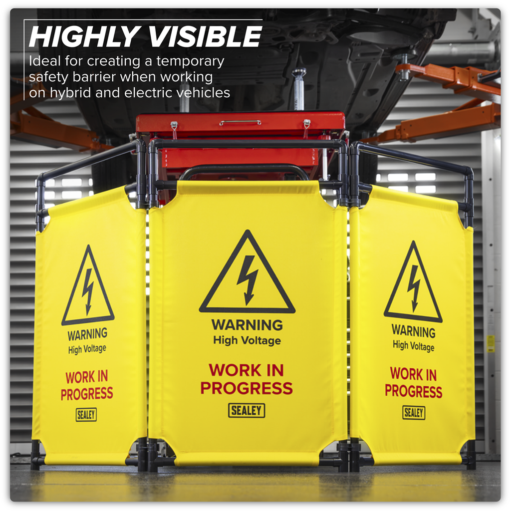 Folding Safety Barrier for Hybrid/Electric Vehicles EV20