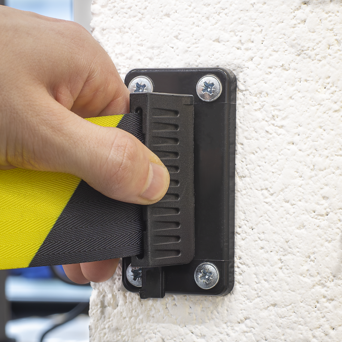 Wall Mounting Retractable Belt Barrier EV22