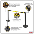 Retractable Safety Belt Barrier Post - Set of 2 EV23