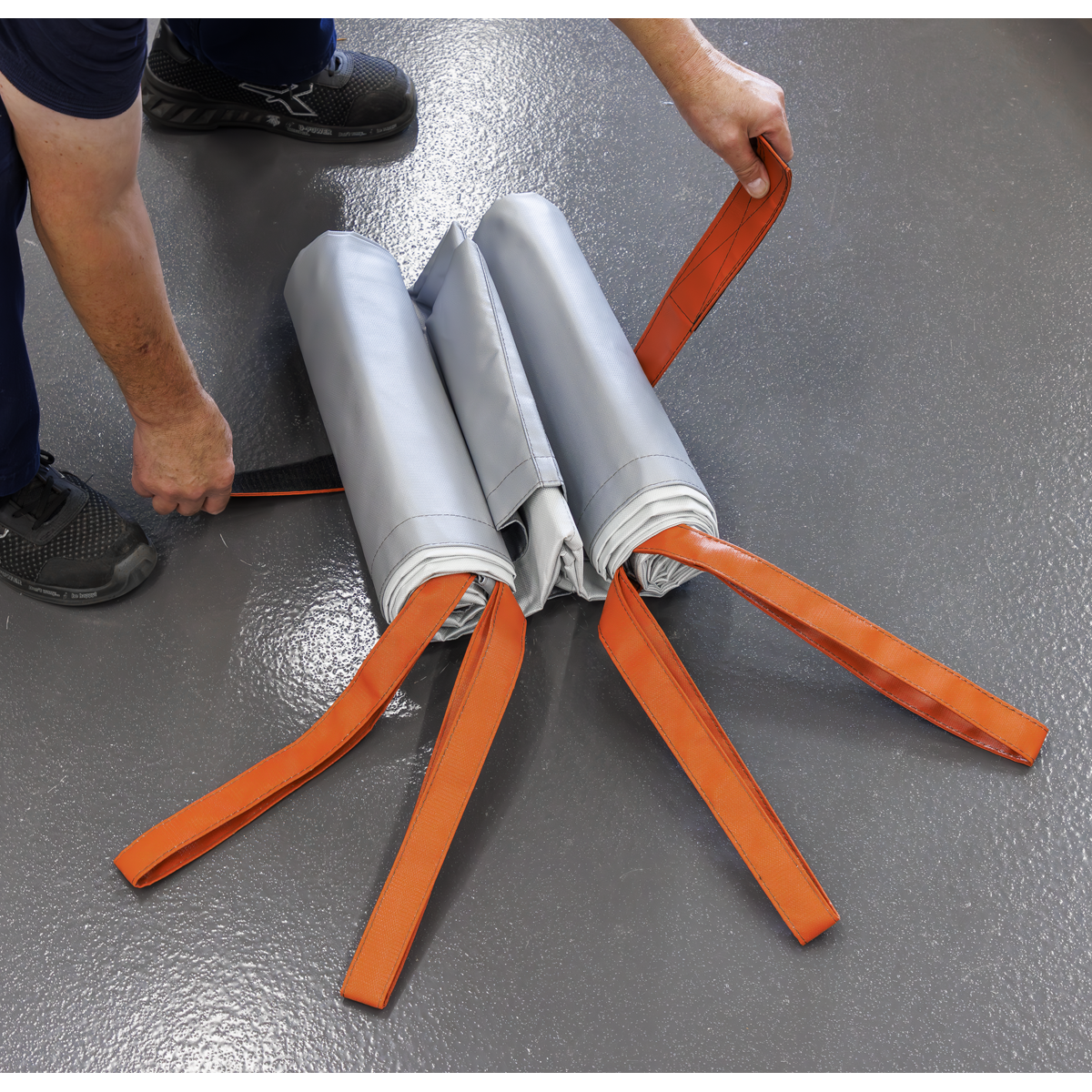Silicone-Coated Lithium Battery Fire Safety Blanket 3 x 4m EV500S
