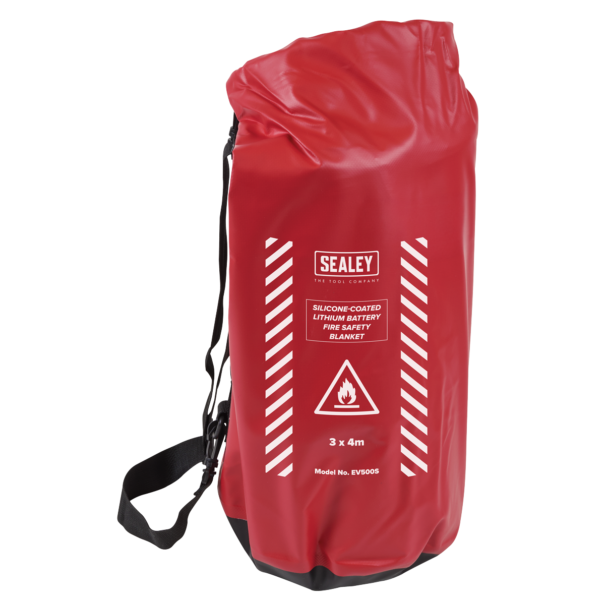 Silicone-Coated Lithium Battery Fire Safety Blanket 3 x 4m EV500S