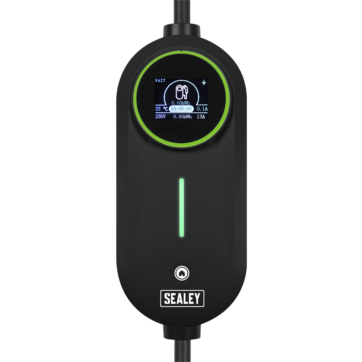 5m Adjustable (3.5kW) Type 2 to UK 3-Pin Plug Portable EV Charger EVAC2
