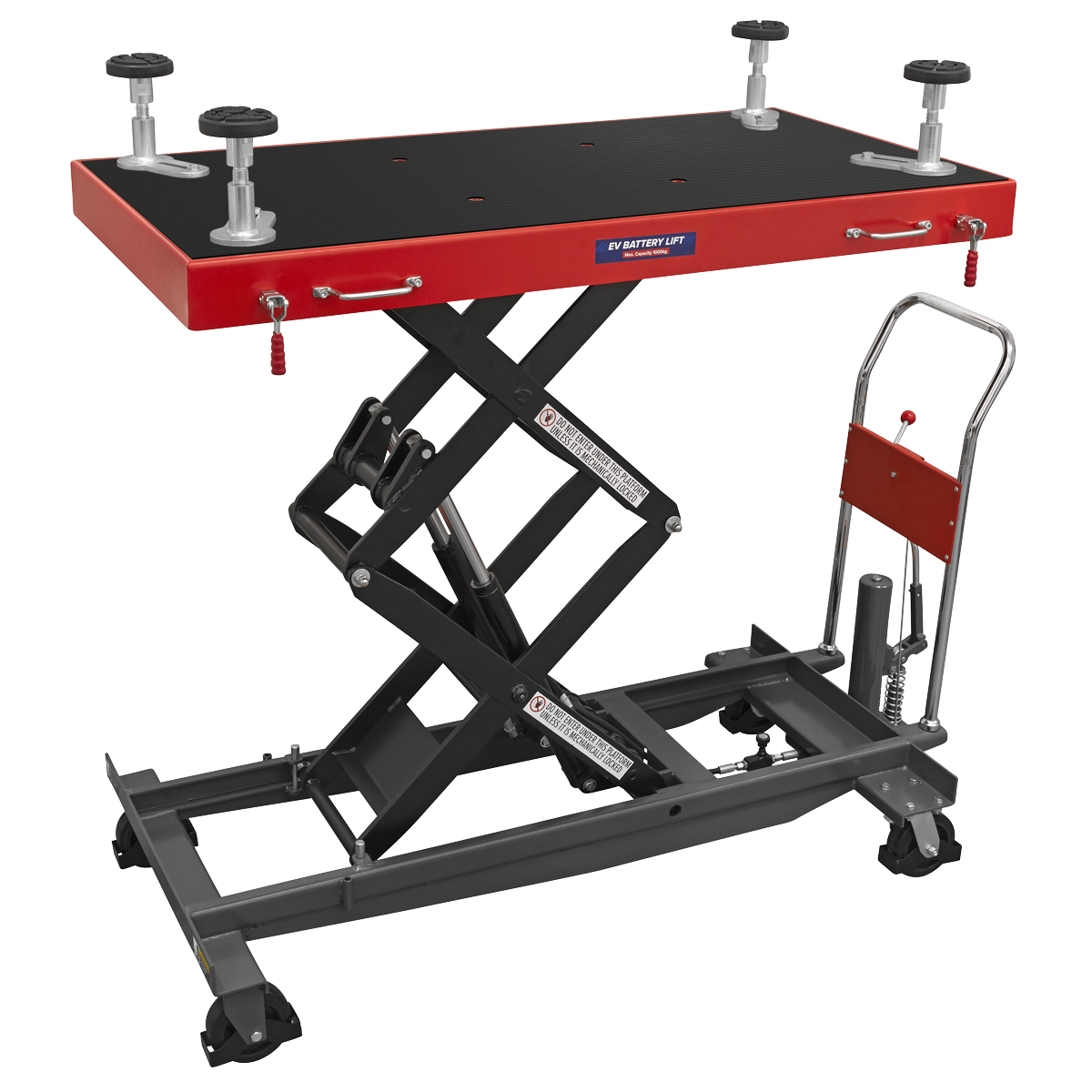 High Lift EV Battery Lift/Hydraulic Platform Truck 1000kg Capacity EVBT1000