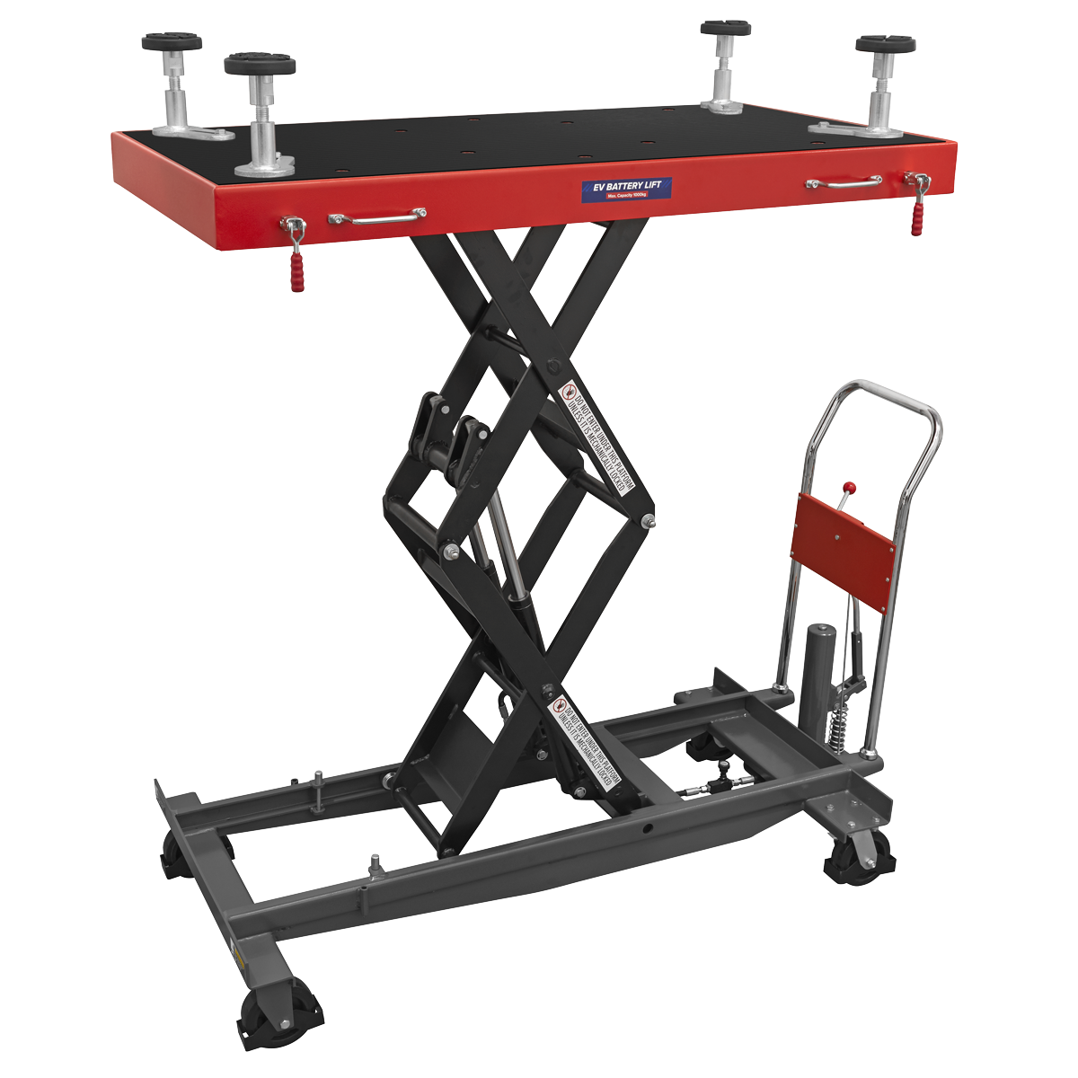 High Lift EV Battery Lift/Hydraulic Platform Truck 1000kg Capacity EVBT1000