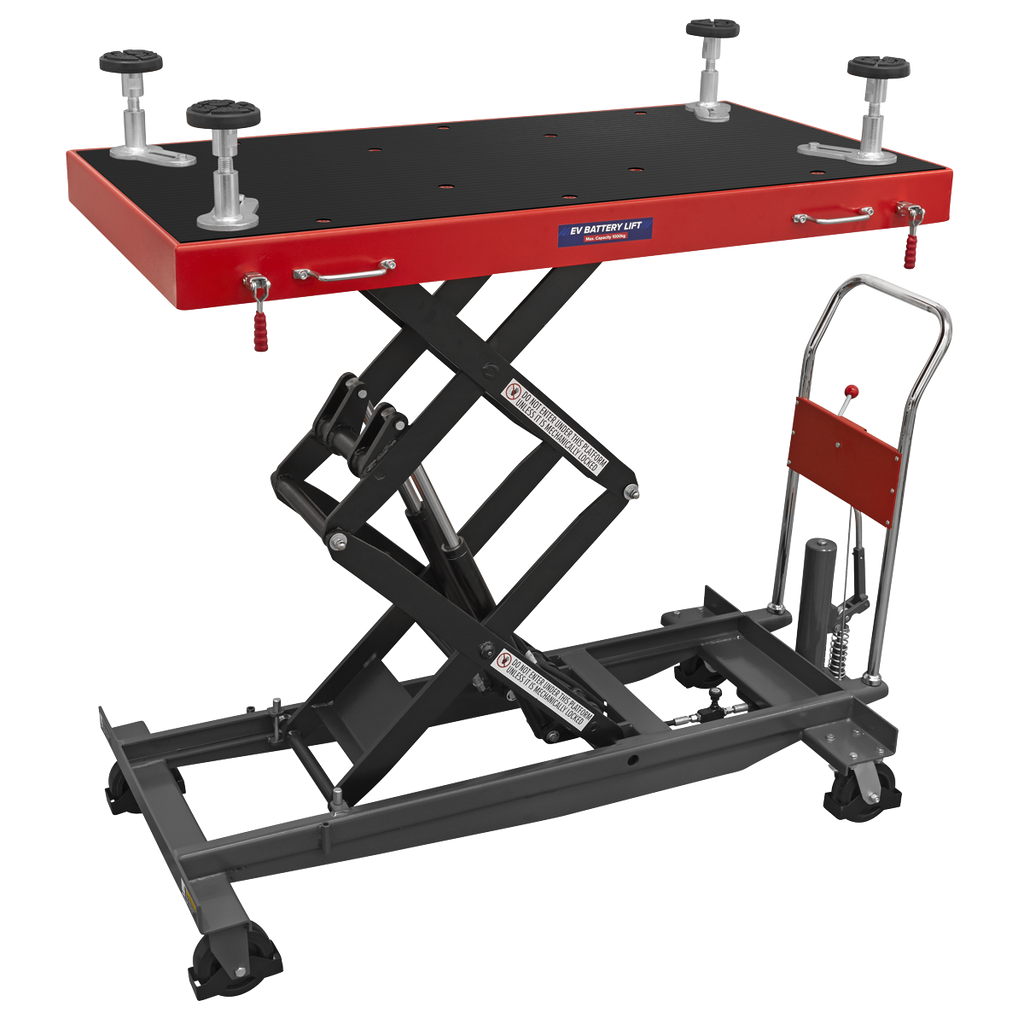 High Lift EV Battery Lift/Hydraulic Platform Truck 1000kg Capacity EVBT1000